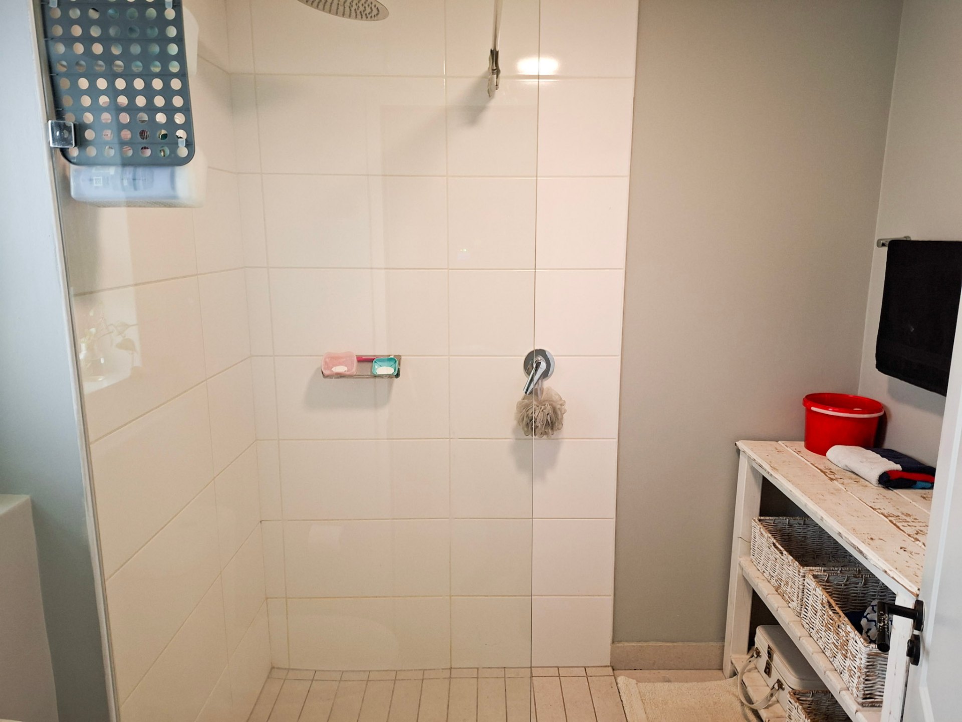 Bathroom with walk-in shower