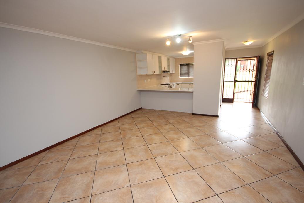 Open-plan lounge and kitchen